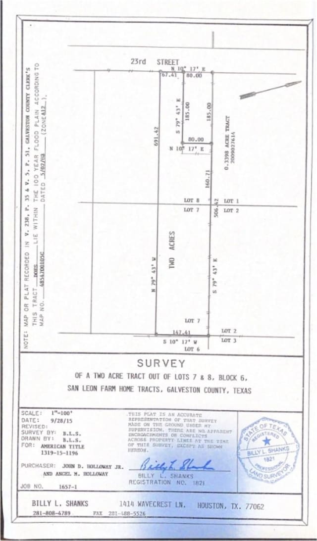 307 23rd St, San Leon TX, 77539 land for sale