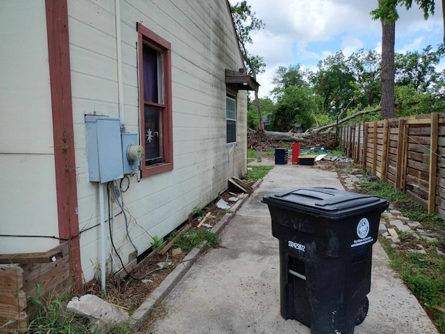 view of side of home