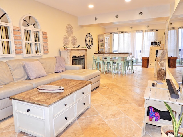 view of living room