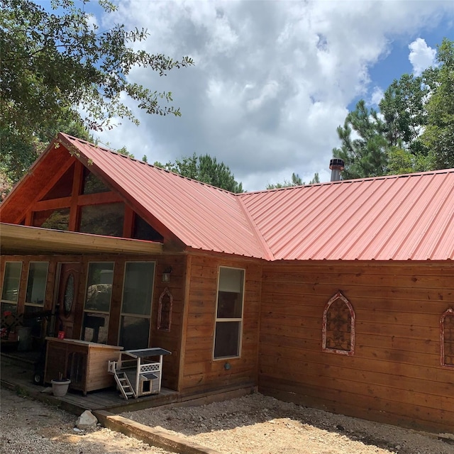 view of rear view of house