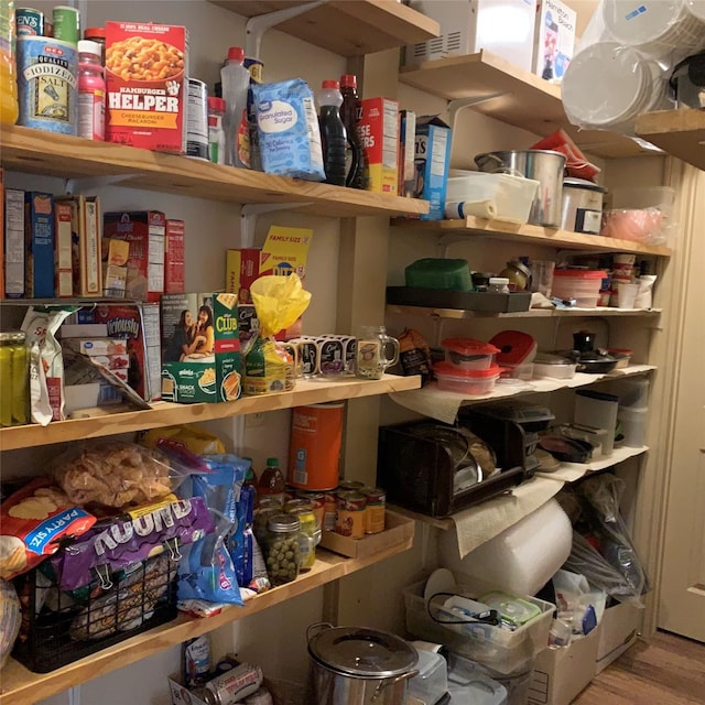 view of pantry