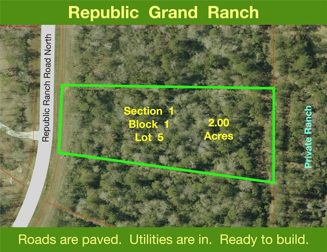 15812 Republic Ranch Rd N, Willis TX, 77378 land for sale