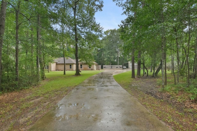 exterior space featuring a yard