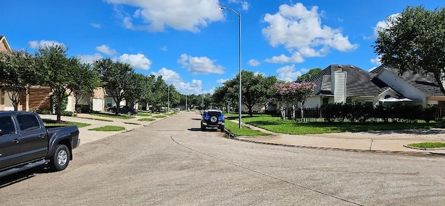 view of road