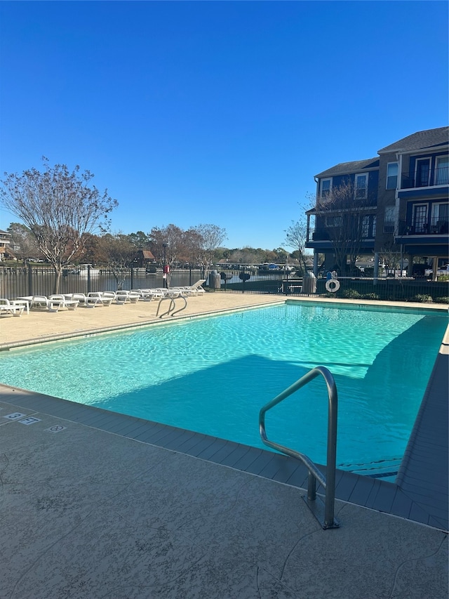 view of pool