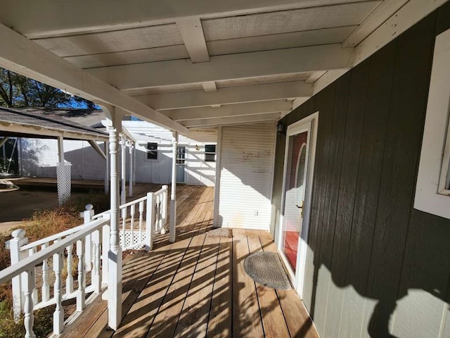 view of deck