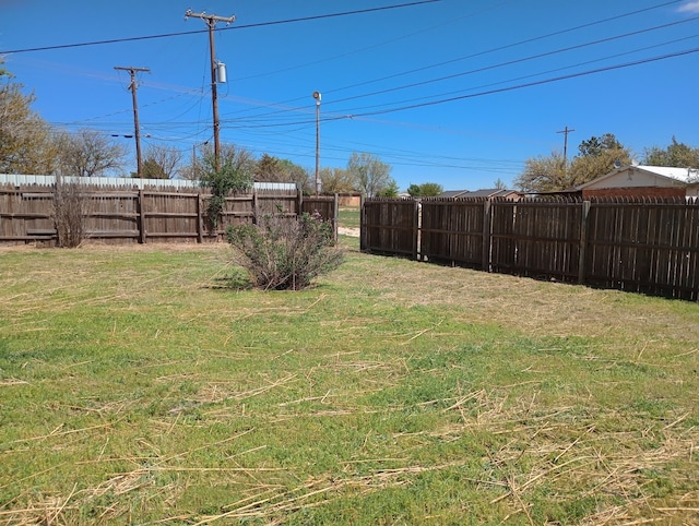 view of yard