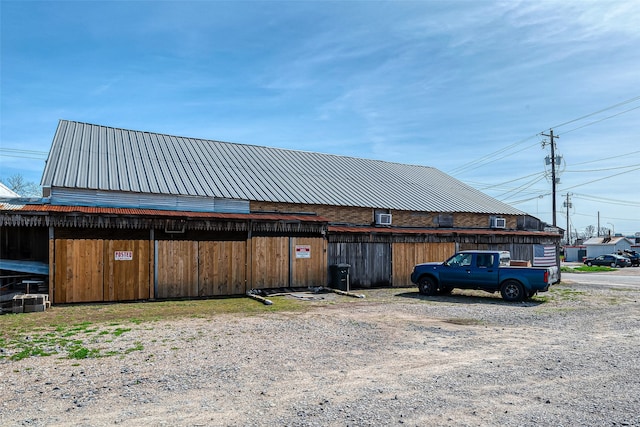 view of outdoor structure