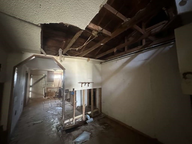 view of basement