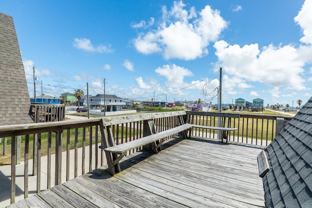 312 Angel Wing, Surfside Beach, TX 77541 - view of wooden terrace