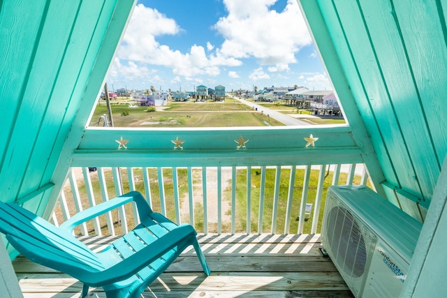 312 Angel Wing, Surfside Beach, TX 77541 - balcony featuring ac unit and a residential view