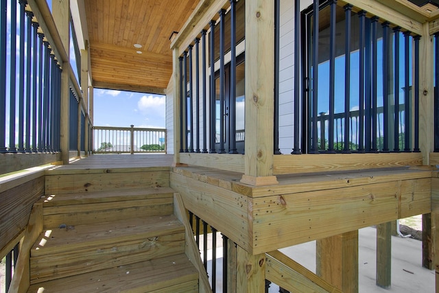 view of horse barn