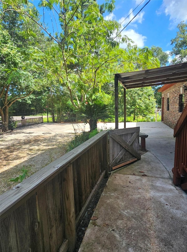 view of patio