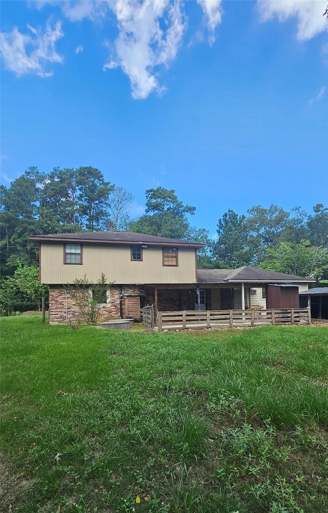 view of rear view of house