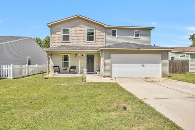 front of property with a front yard