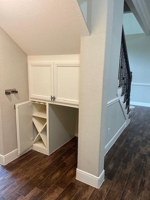 interior space featuring hardwood / wood-style floors