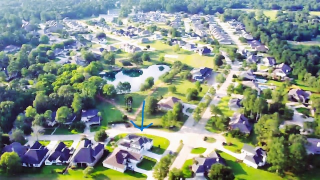 drone / aerial view featuring a residential view