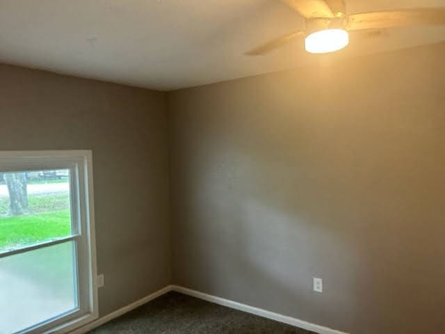 unfurnished room featuring carpet flooring