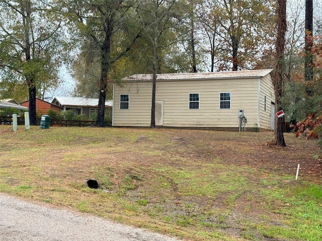 view of rear view of property