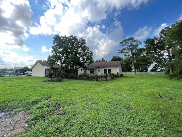 17102 River Rd, Channelview, TX 77530 - view of yard featuring fence