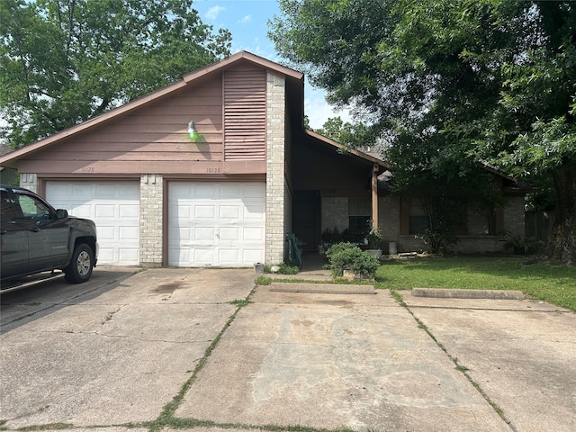 exterior space with a lawn