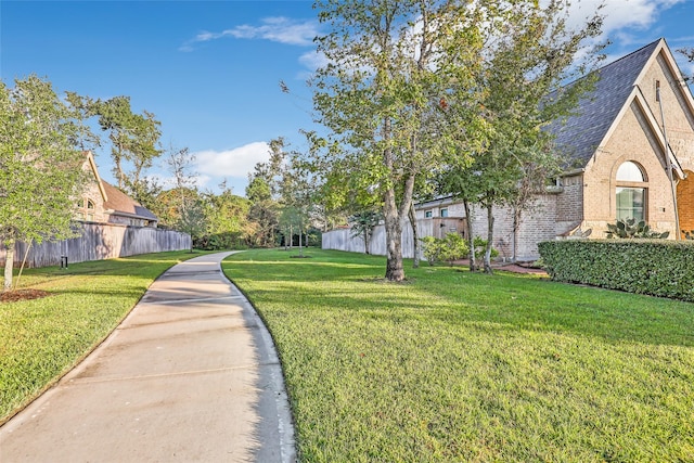 exterior space featuring fence