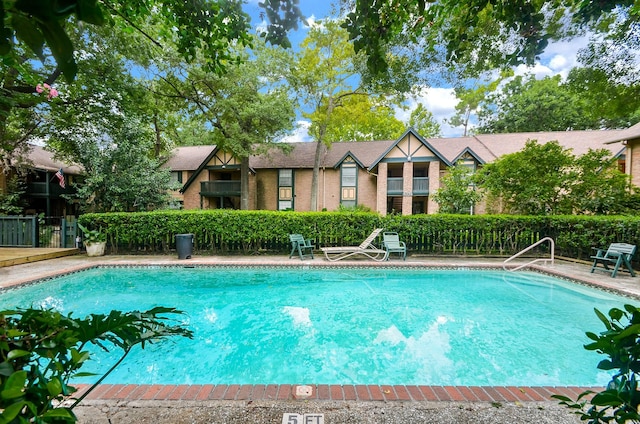 view of pool