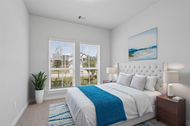 bedroom featuring carpet floors