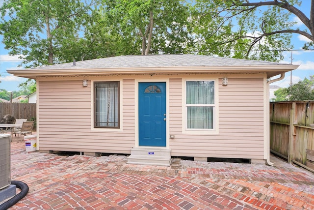 view of rear view of property