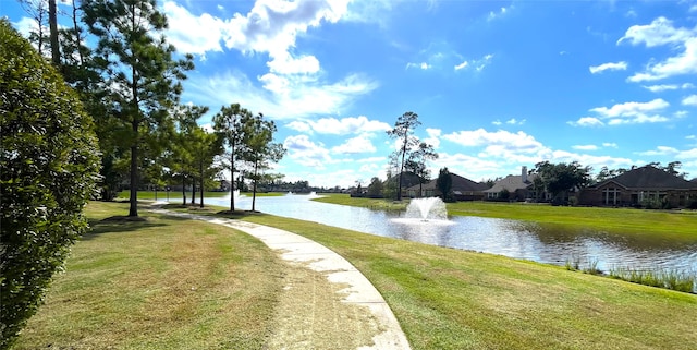 property view of water