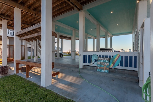 1295 Lagoon Dr, Crystal Beach, TX 77650 - view of patio / terrace