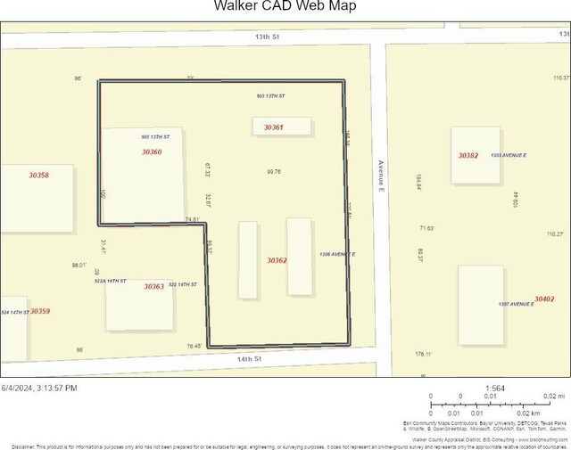505 13 Th, Huntsville, TX 77340 - view of room layout