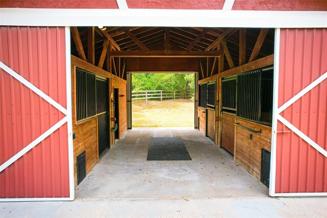 view of stable