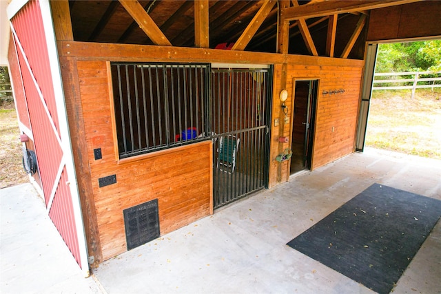 view of stable