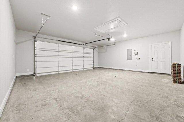 15408 Sandtrap Dr, Waller, TX 77484 - garage with electric panel and baseboards
