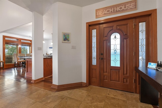 entrance foyer with a wealth of natural light