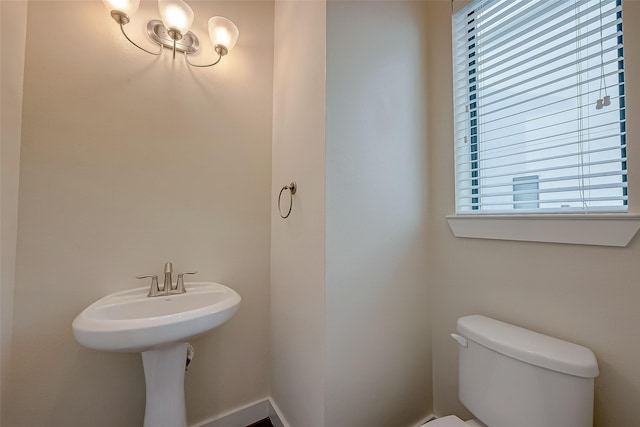 bathroom with toilet