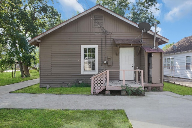 view of rear view of property