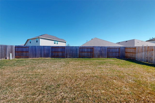 19910 Paros Island Dr, Hockley, TX 77447 - view of yard featuring a fenced backyard