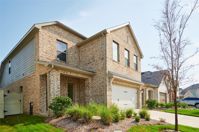 multi unit property featuring a garage