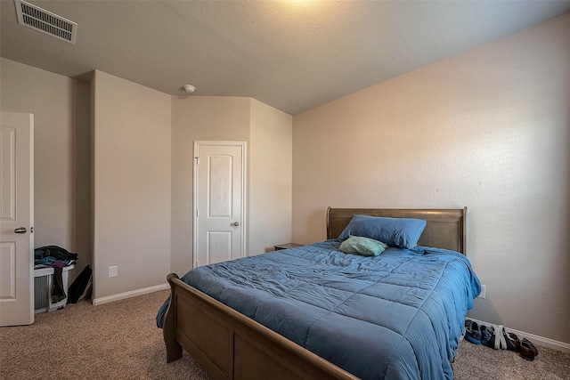 bedroom featuring carpet