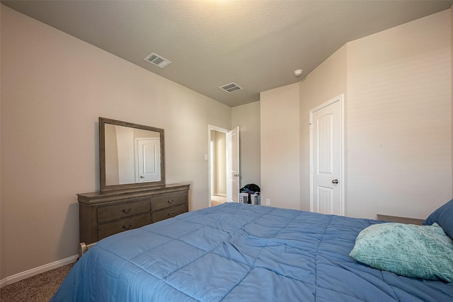 bedroom featuring carpet floors