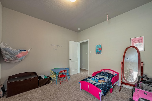 bedroom featuring carpet flooring