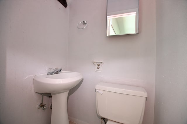 bathroom with toilet