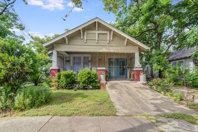 view of bungalow-style home