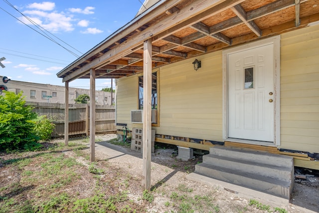 view of property entrance