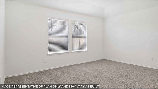 unfurnished room with carpet floors