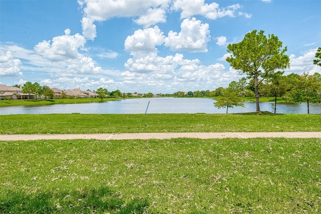 property view of water