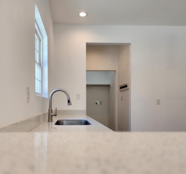 kitchen featuring sink