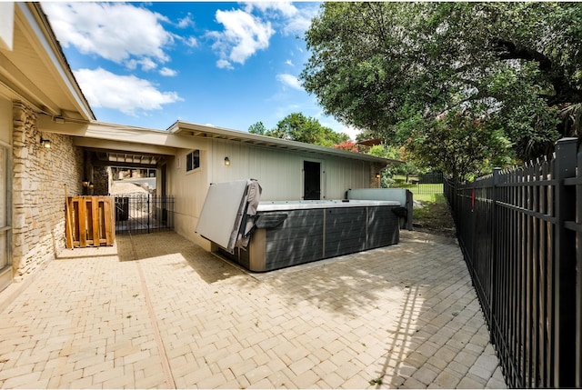 exterior space with an outdoor hangout area